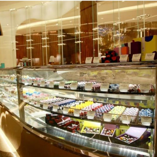 Vitrine réfrigérée comptoir - DIAMOND - Oscartek - pour commerce / en inox / avec porte battante