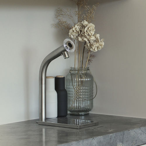 Mitigeur à poser - AQUAMORE - miscea GmbH - électronique / en métal / d'intérieur