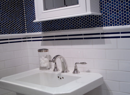 Carrelage en marbre - PENNYROUNDS - NEMO TILE - en résine / mat / d'intérieur