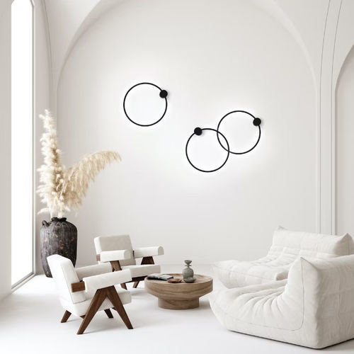 Applique murale contemporaine - AROS - Nexia - d'intérieur / en aluminium / ronde