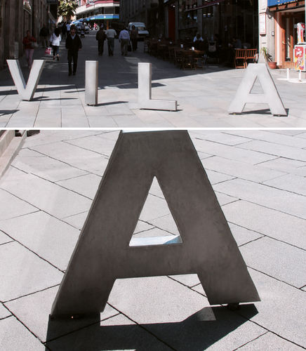 Borne anti-stationnement - IDENTIDADE - Setga - en inox / haute