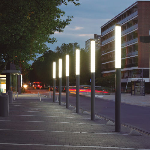 Colonne lumineuse contemporaine - DFT - Setga - en inox / en PMMA / à LED