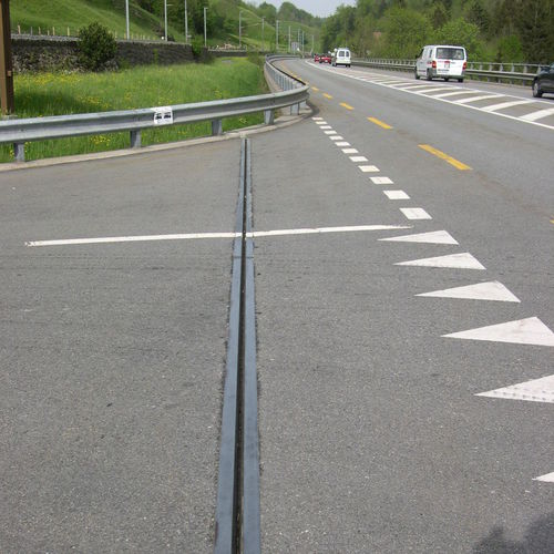 Joint de dilatation en élastomère - TENSA-GRIP RS & RS-LS - Mageba - en acier / pour construction de pont / routier