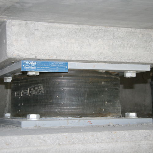 Appareil d'appui structurel - LASTO-HDRB - Mageba - en élastomère / pour construction de pont