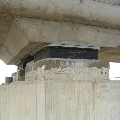 Appareil d'appui structurel - LASTO-LRB - Mageba - en élastomère / pour construction de pont