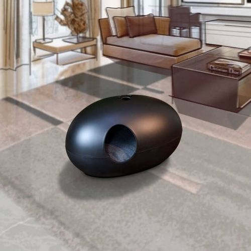 Niche pour chat en ABS - UOVO - pet.interiors - en coton / en velours