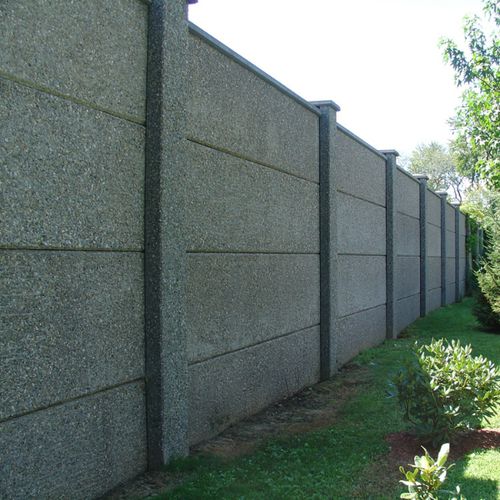 Mur anti-bruit préfabriqué - The Fort Miller Co. - en béton / en acier / pour route