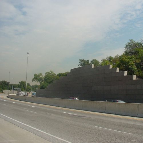 Mur de soutènement en béton armé - ROCKWALL - The Fort Miller Co. - en acier / modulaire / en éléments préfabriqués