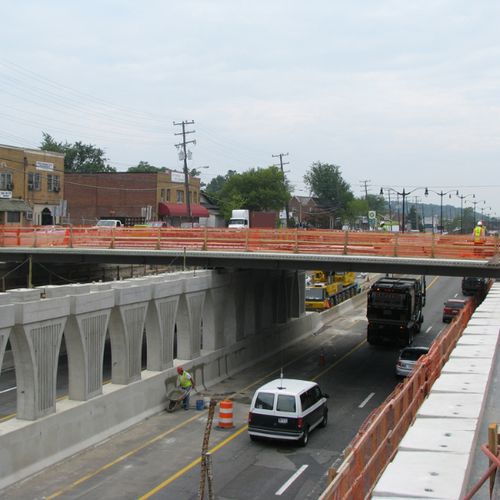 Pont en béton armé - EASTERN AVE. - The Fort Miller Co. - à poutres / préfabriqué / modulaire