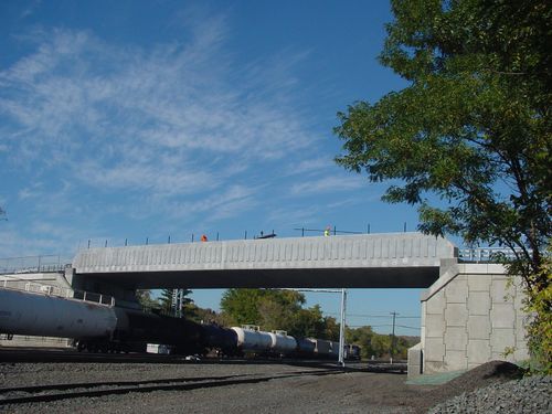 Pont en béton préfabriqué - ROUTE 159 - The Fort Miller Co. - en béton précontraint / à poutres / routier
