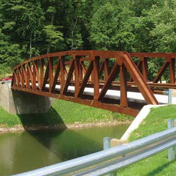 Pont en métal - COLONIAL - Contech - à treillis / piétonnièr