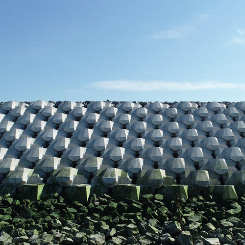 Bloc de béton plein - XBLOC® - Contech - pour mur de soutènement / pour barrière / pour barrage