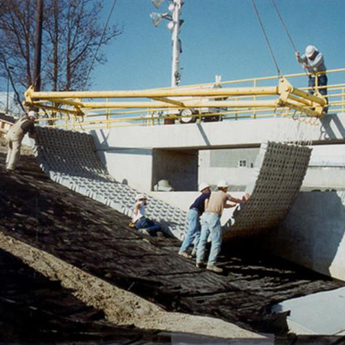 Bloc de béton cellulaire - ARMORFLEX® - Contech - pour mur de soutènement / pour barrière / haute performance