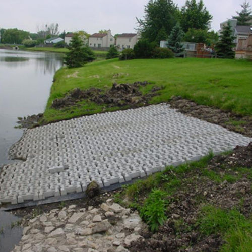 Bloc de béton creux - ARMORLOC® - Contech - léger / pour fondation / pour barrière