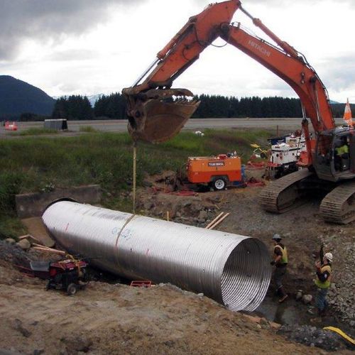 Canalisation en aluminium - CORLIX® - Contech - pour système de drainage