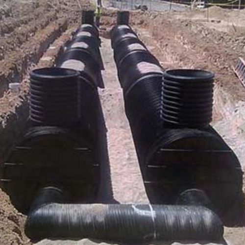 Cuve de récupération d'eau de pluie - DUROMAXX - Contech - de stockage d'eau / enterrée / en polyéthylène