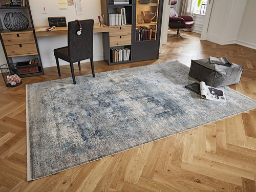 Tapis oriental - DELUXE  - Musterring - à motif / rectangulaire / beige