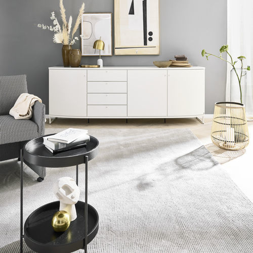 Tapis contemporain - JUSTB! - Musterring - à motif / rectangulaire / beige
