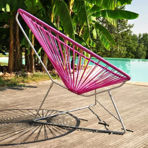 Fauteuil contemporain - Acapulco - BOQA - en lin / en cuir / en PVC