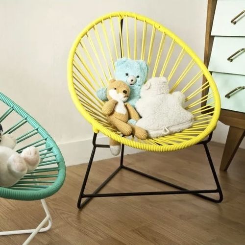Fauteuil contemporain - Kids Acapulco - BOQA - en lin / en cuir / en PVC