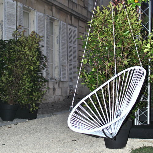 Fauteuil suspendu - Acapulco  - BOQA - contemporain / en lin / en cuir