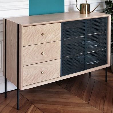 Buffet haut - GABIN - Harto - contemporain / en chêne / en placage de bois