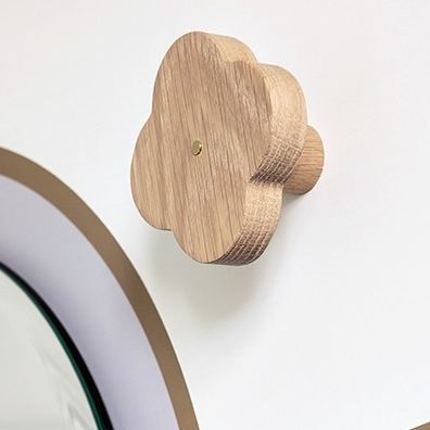 Patère contemporaine - ANDRÉE - Harto - en chêne naturel / en bois teinté / individuelle