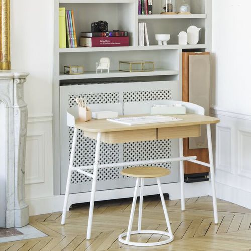 Bureau contemporain - VICTOR - Harto - en chêne / en MDF / en métal