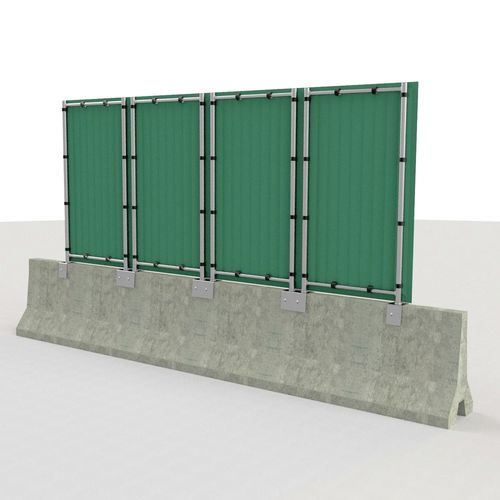 Mur anti-bruit avec panneau modulaire - RAPIDA  - CIR ambiente - en PVC / en polypropylène / en tissu