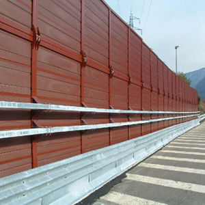 Mur anti-bruit avec panneau modulaire - INTEGRATED - CIR ambiente - en tôle d'acier / en aluminium / en polyester
