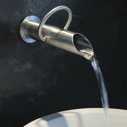 Mitigeur de vasque - PURE - JEE-O GmbH - mural / en inox / 1 trou