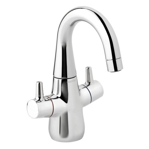 Mélangeur de vasque - 9096700 - Damixa - à poser / en métal chromé / de salle de bain