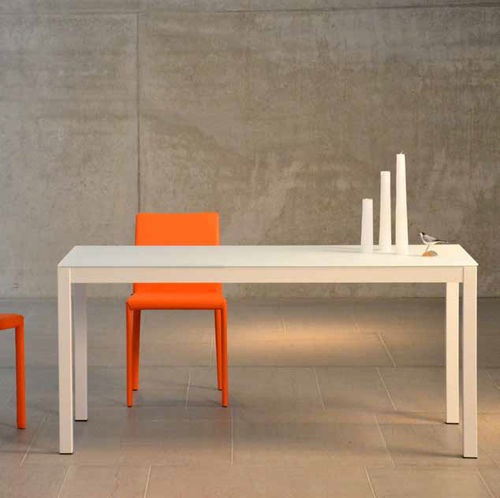 Table contemporaine - QUADRAT - Jankurtzmöbel - en verre / rectangulaire / carrée