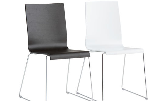 Chaise contemporaine - KUADRA - Jankurtzmöbel - d'extérieur / en wengé / en chêne