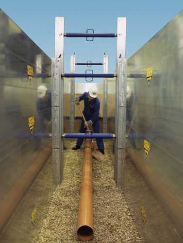 Blindage de fouilles en aluminium - 250  - SBH Tiefbautechnik