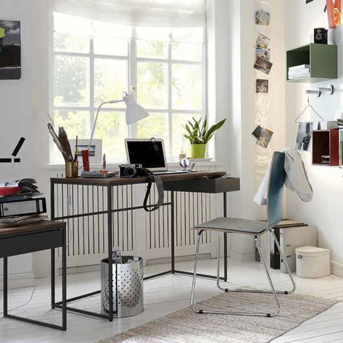 Bureau sur pied - CT 17-3 - NOW! By Hülsta - contemporain / en bois / droit