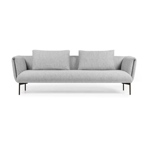 Canapé contemporain - IMPRESSION - prostoria - en tissu / gris / blanc