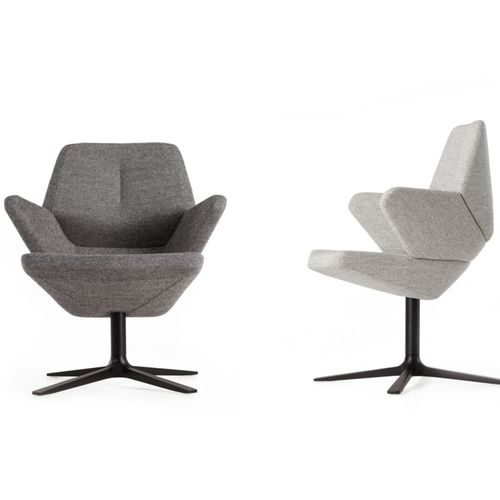 Chaise contemporaine - TRIFIDAE - prostoria - d'intérieur / en tissu / tapissée