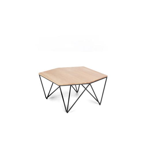 Table basse contemporaine - 3ANGLE - prostoria - en bois massif / en MDF / en HPL