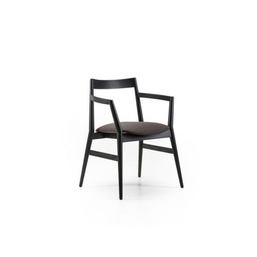 Chaise contemporaine - DOBRA - prostoria - d'intérieur / en tissu / en cuir