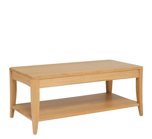 Table basse contemporaine - ARTISAN - ercol - en chêne / rectangulaire / avec rangement
