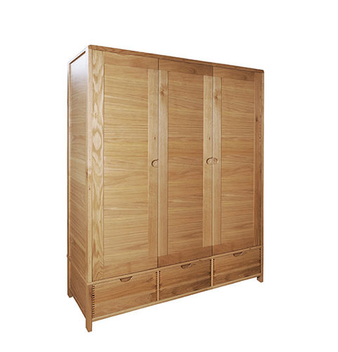 Armoire contemporaine - BOSCO - ercol - en chêne / à portes battantes / à tiroir