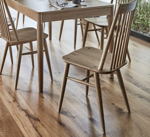 Chaise de salle à manger contemporaine - CAPENA : 3562 - ercol - d'intérieur / en chêne / avec coussin amovible