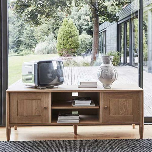 Meuble TV contemporain - CAPENA - ercol - lowboard / en chêne