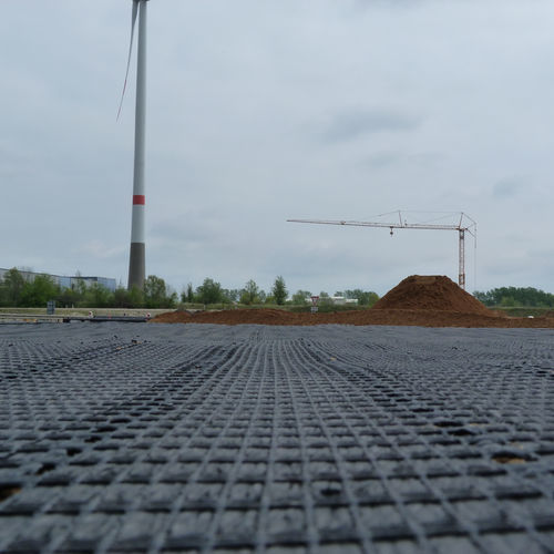 Géogrille de protection - Fortrac T - Huesker - de renfort / pour fondation / pour travaux publics