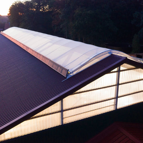 Closoir de faîtage ventilé - Lubratec® Light Ridge - Huesker - translucide