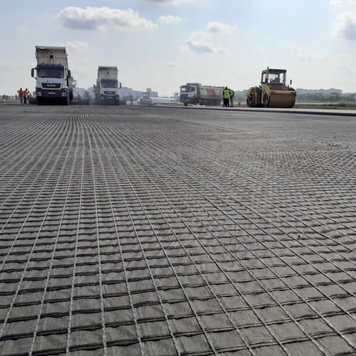 Géogrille de renfort - HaTelit® - Huesker - routier / pour travaux routiers / pour route