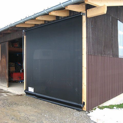 Store enrouleur - Lubratec®  - Huesker - pour véranda / en toile / d'extérieur