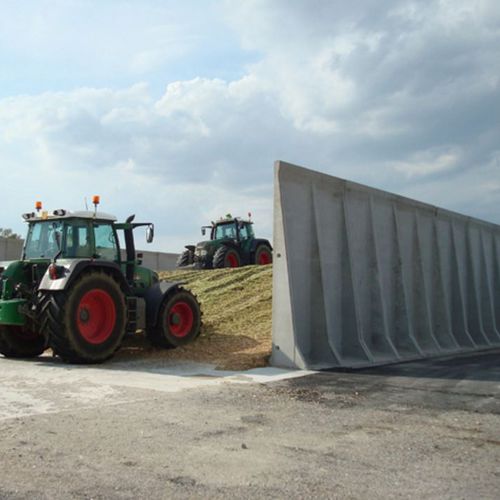 Mur en béton - PRECAST STORAGE BINS - Paver - préfabriqué / de fondation