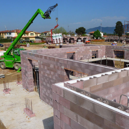 Bloc coffrant en béton - BIOPLUS® - Paver - pour mur